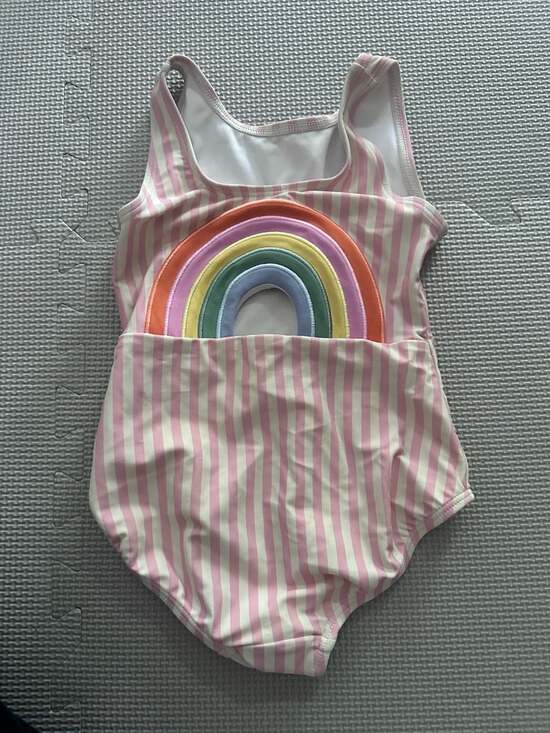 Hanna Andersson Other - Hanna Andersson Rainbow Stripe One-Piece Swimsuit Size 4